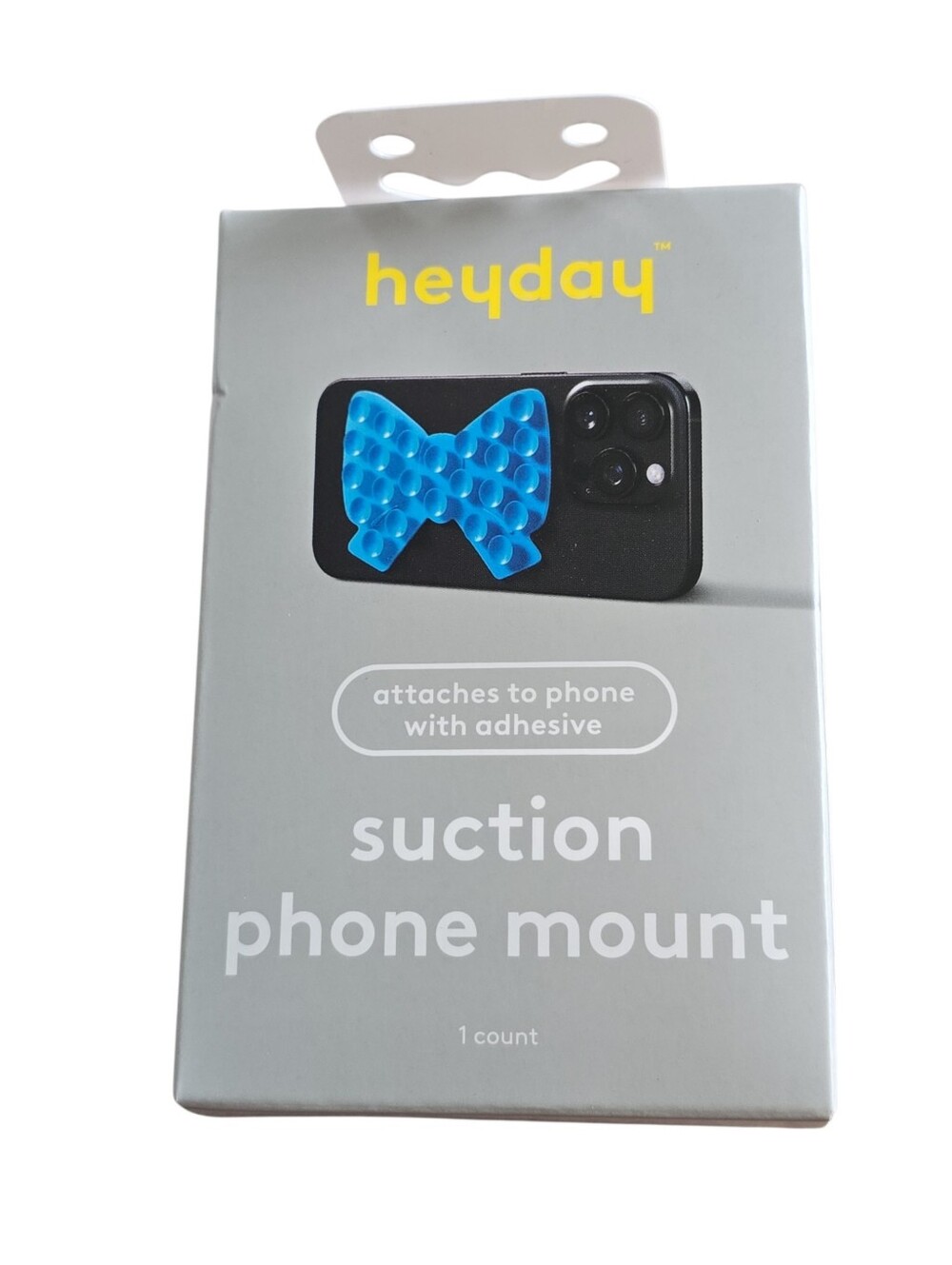 Heyday Blue Bow Suction Phone Mount Adhesive Phone Grip NWT
